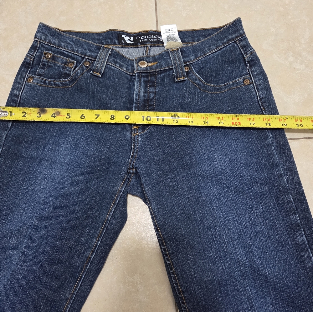 Womens Rockies Slim Low Rise Denim Jeans - Picture 10 of 10